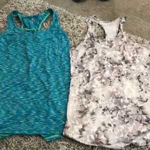 Two workout tanks